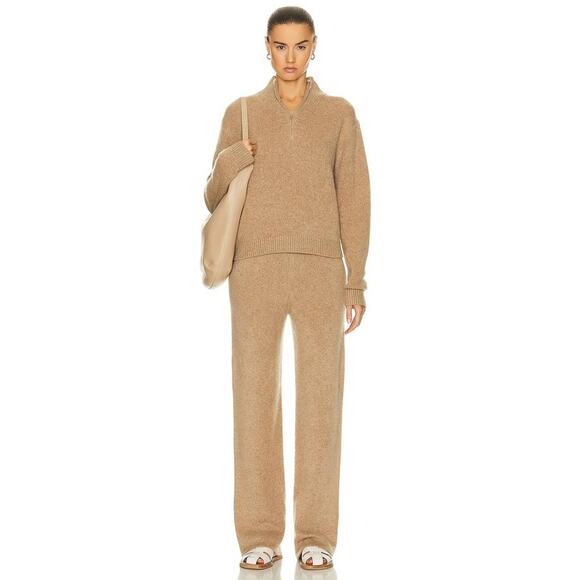 Elder Statesman Cashmere Lounge Pants in Camel M - Picture 1 of 7